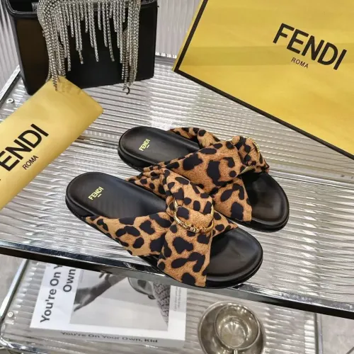 Replica Fendi Slippers For Women #1392901 $80.00 USD for Wholesale