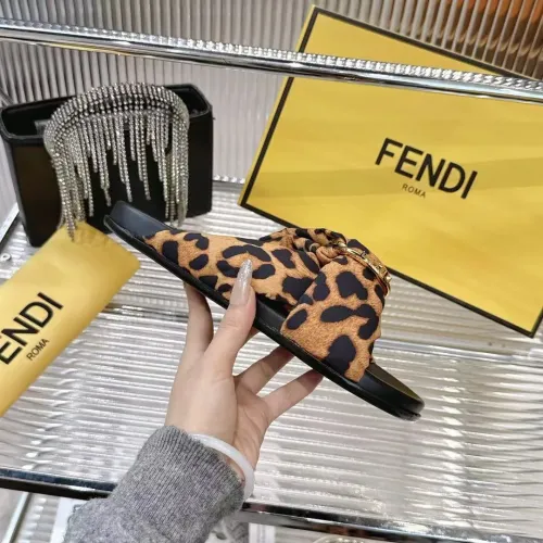 Replica Fendi Slippers For Women #1392901 $80.00 USD for Wholesale