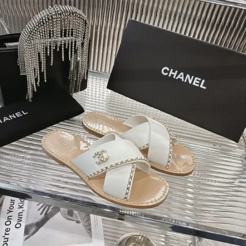 Chanel Slippers For Women #1392902 $98.00 USD, Wholesale Replica Chanel Slippers