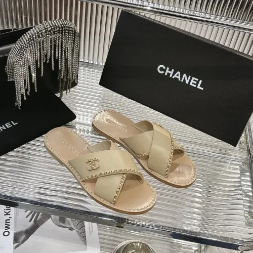 Chanel Slippers For Women #1392903 $98.00 USD, Wholesale Replica Chanel Slippers