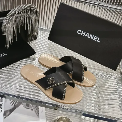 Chanel Slippers For Women #1392905 $98.00 USD, Wholesale Replica Chanel Slippers