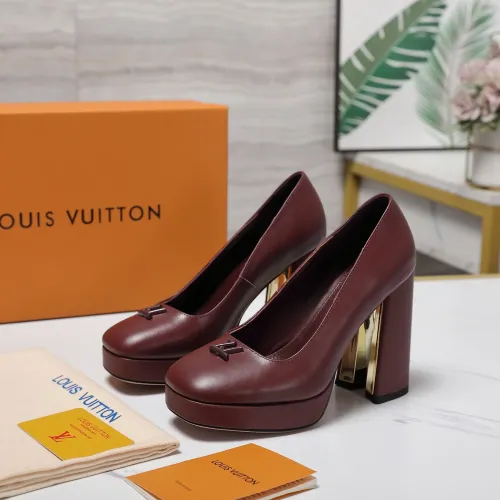 Louis Vuitton High-Heeled Shoes For Women #1392925 $125.00 USD, Wholesale Replica Louis Vuitton High-Heeled Shoes