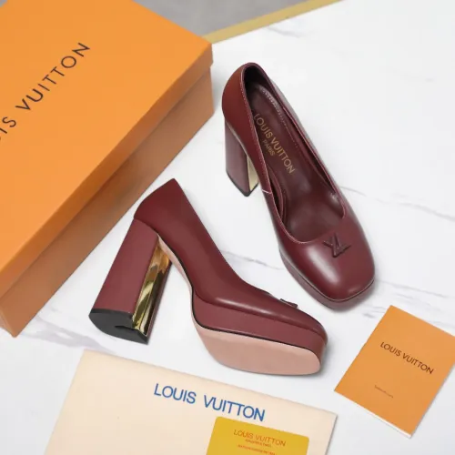 Replica Louis Vuitton High-Heeled Shoes For Women #1392925 $125.00 USD for Wholesale
