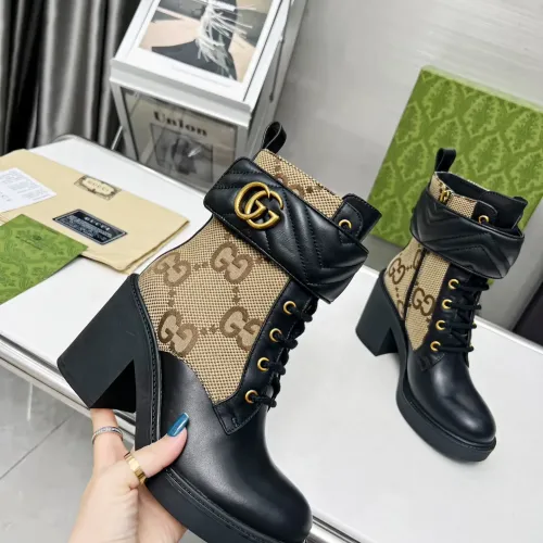 Replica Gucci Boots For Women #1393016 $108.00 USD for Wholesale
