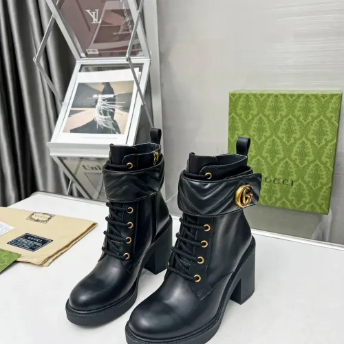 Replica Gucci Boots For Women #1393017 $108.00 USD for Wholesale