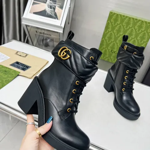 Replica Gucci Boots For Women #1393017 $108.00 USD for Wholesale