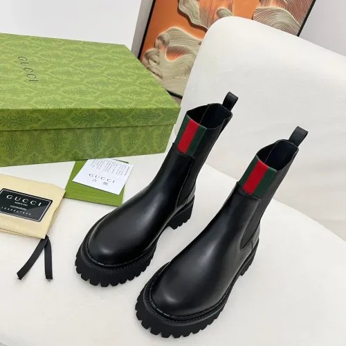 Replica Gucci Boots For Women #1393018 $108.00 USD for Wholesale