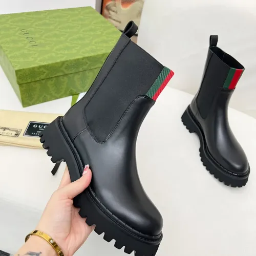Replica Gucci Boots For Women #1393018 $108.00 USD for Wholesale