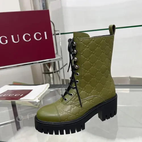 Replica Gucci Boots For Women #1393022 $118.00 USD for Wholesale