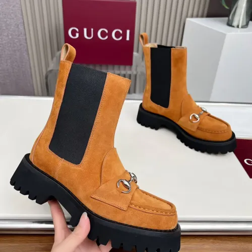 Replica Gucci Boots For Women #1393028 $115.00 USD for Wholesale
