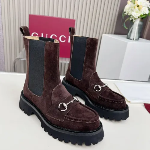 Replica Gucci Boots For Women #1393029 $115.00 USD for Wholesale