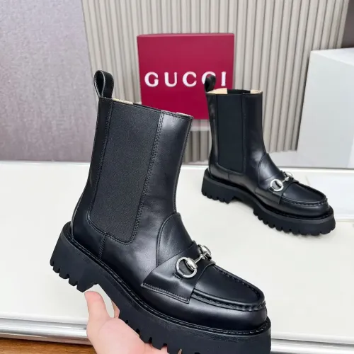 Replica Gucci Boots For Women #1393030 $115.00 USD for Wholesale