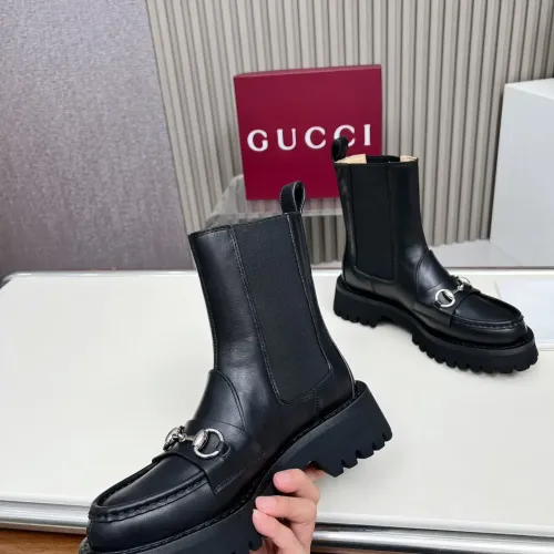 Replica Gucci Boots For Women #1393030 $115.00 USD for Wholesale