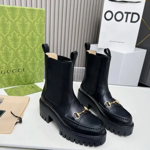 Replica Gucci Boots For Women #1393031 $118.00 USD for Wholesale