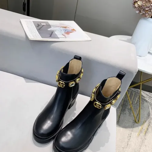 Replica Gucci Boots For Women #1393039 $100.00 USD for Wholesale
