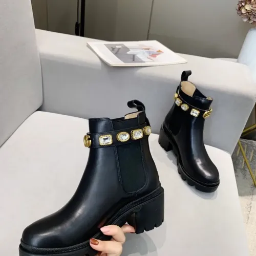 Replica Gucci Boots For Women #1393039 $100.00 USD for Wholesale