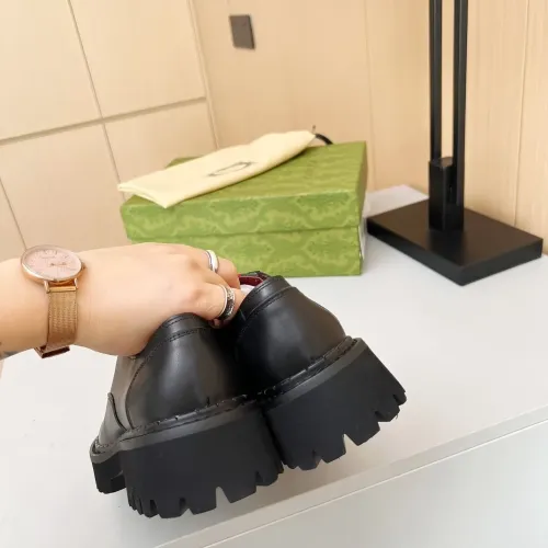 Replica Gucci Oxfords Shoes For Women #1393041 $92.00 USD for Wholesale