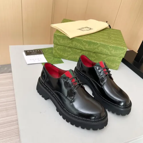Replica Gucci Oxfords Shoes For Women #1393042 $92.00 USD for Wholesale