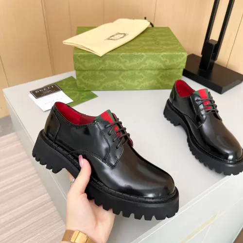 Replica Gucci Oxfords Shoes For Women #1393042 $92.00 USD for Wholesale