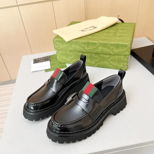 Gucci Oxfords Shoes For Women #1393043 $92.00 USD, Wholesale Replica Gucci Oxfords Shoes