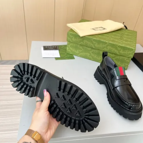 Replica Gucci Oxfords Shoes For Women #1393043 $92.00 USD for Wholesale