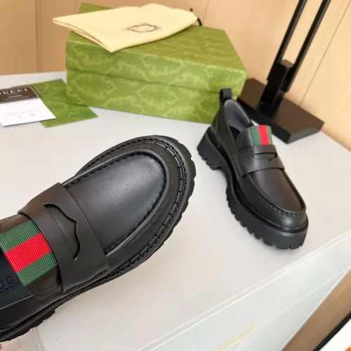 Replica Gucci Oxfords Shoes For Women #1393044 $92.00 USD for Wholesale