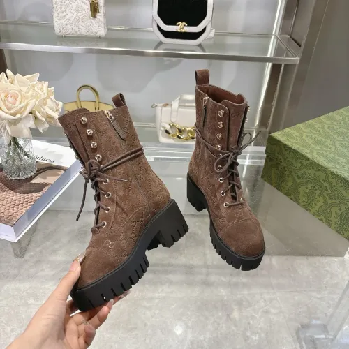 Replica Gucci Boots For Women #1393046 $128.00 USD for Wholesale