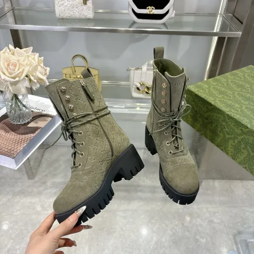 Replica Gucci Boots For Women #1393047 $128.00 USD for Wholesale