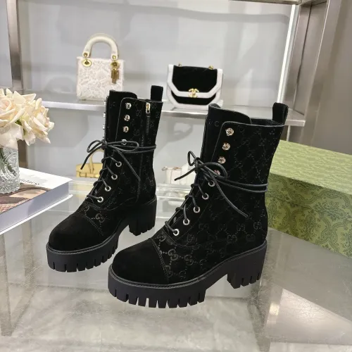 Replica Gucci Boots For Women #1393048 $128.00 USD for Wholesale