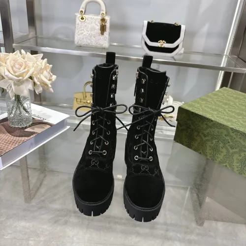 Replica Gucci Boots For Women #1393048 $128.00 USD for Wholesale