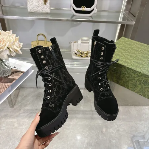 Replica Gucci Boots For Women #1393048 $128.00 USD for Wholesale