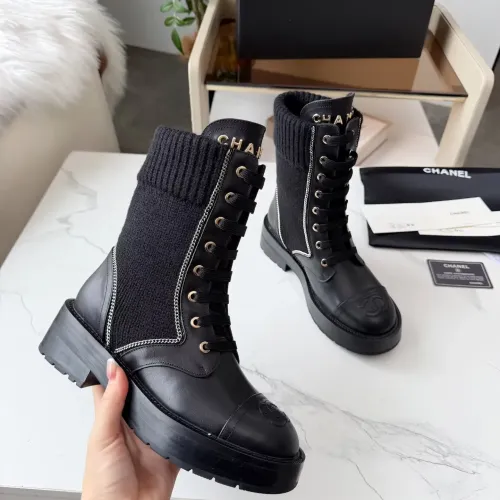 Replica Chanel Boots For Women #1393052 $122.00 USD for Wholesale