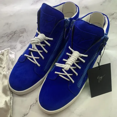 Replica Giuseppe Zanotti High Tops Shoes For Women #1393129 $100.00 USD for Wholesale