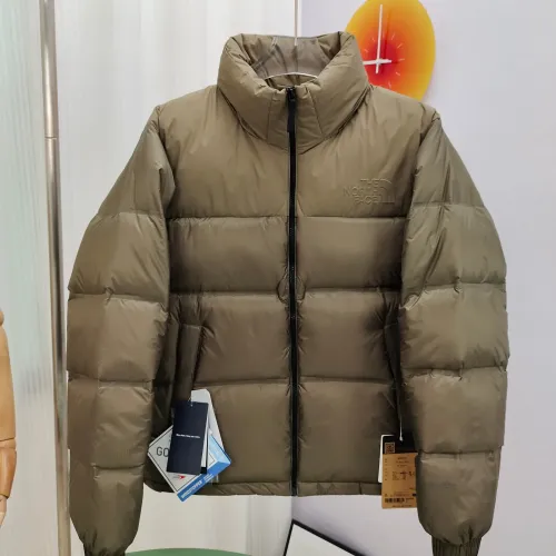 The North Face Down Feather Coat Long Sleeved For Unisex #1393134 $125.00 USD, Wholesale Replica The North Face Down Feather Coat