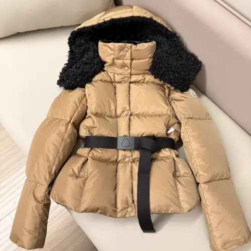 Moncler Down Feather Coat Long Sleeved For Women #1393138 $172.00 USD, Wholesale Replica Moncler Down Feather Coat