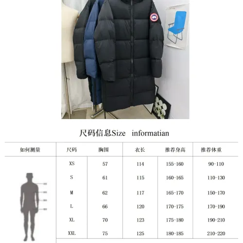 Replica Canada Goose Down Feather Coat Long Sleeved For Unisex #1393140 $205.00 USD for Wholesale