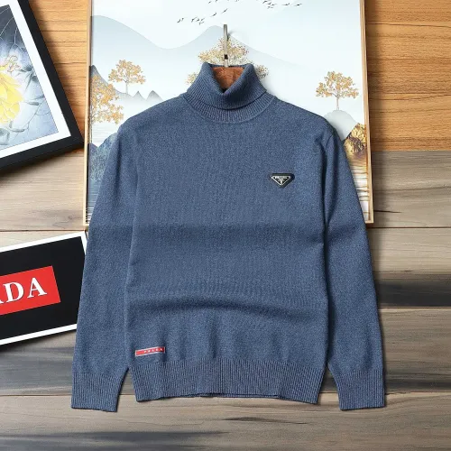 Prada Sweaters Long Sleeved For Men #1393203 $48.00 USD, Wholesale Replica Prada Sweaters