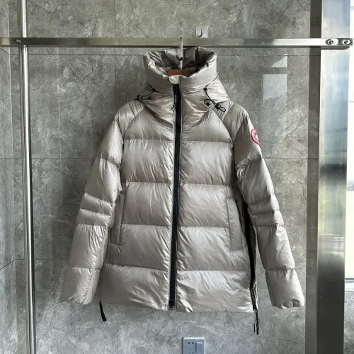Canada Goose Down Feather Coat Long Sleeved For Women #1393301 $182.00 USD, Wholesale Replica Canada Goose Down Feather Coat