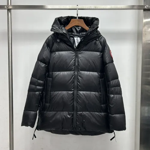 Canada Goose Down Feather Coat Long Sleeved For Women #1393302 $182.00 USD, Wholesale Replica Canada Goose Down Feather Coat