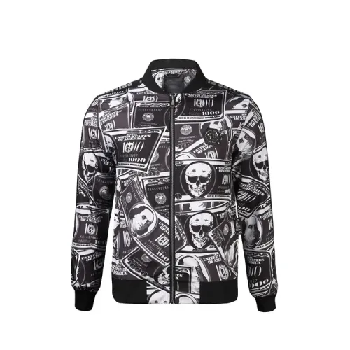 Philipp Plein PP Jackets Long Sleeved For Men #1393349 $68.00 USD, Wholesale Replica Philipp Plein PP Jackets