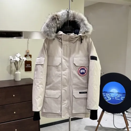 Canada Goose Down Feather Coat Long Sleeved For Unisex #1393361 $160.00 USD, Wholesale Replica Canada Goose Down Feather Coat