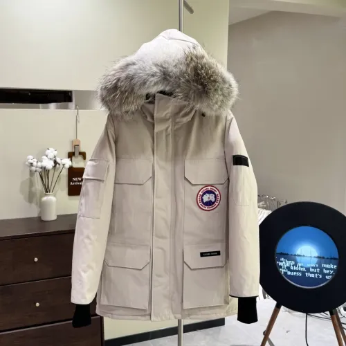 Replica Canada Goose Down Feather Coat Long Sleeved For Unisex #1393361 $160.00 USD for Wholesale