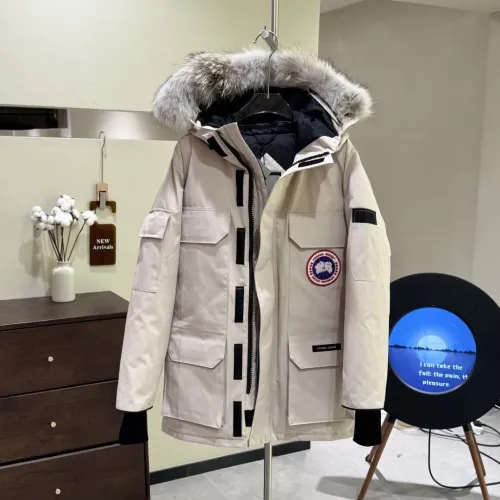 Replica Canada Goose Down Feather Coat Long Sleeved For Unisex #1393361 $160.00 USD for Wholesale