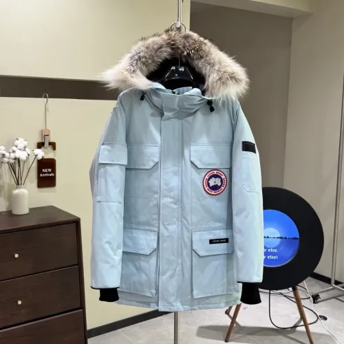 Canada Goose Down Feather Coat Long Sleeved For Unisex #1393364 $160.00 USD, Wholesale Replica Canada Goose Down Feather Coat