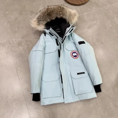 Replica Canada Goose Down Feather Coat Long Sleeved For Unisex #1393364 $160.00 USD for Wholesale