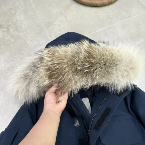 Replica Canada Goose Down Feather Coat Long Sleeved For Unisex #1393366 $160.00 USD for Wholesale