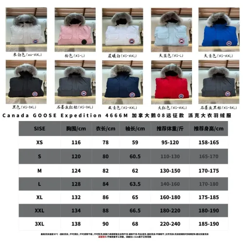 Replica Canada Goose Down Feather Coat Long Sleeved For Unisex #1393366 $160.00 USD for Wholesale