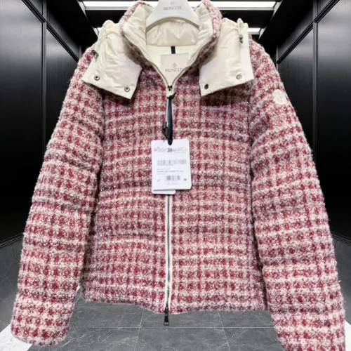 Moncler Down Feather Coat Long Sleeved For Women #1393369 $205.00 USD, Wholesale Replica Moncler Down Feather Coat