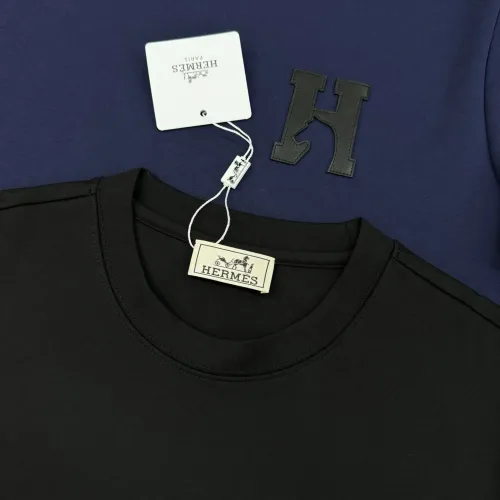 Replica Hermes T-Shirts Short Sleeved For Men #1393372 $76.00 USD for Wholesale