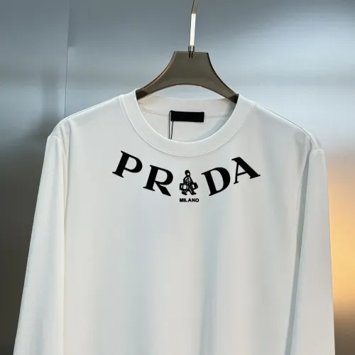 Replica Prada T-Shirts Long Sleeved For Men #1393461 $80.00 USD for Wholesale